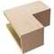 Ekena Millwork 5"W x 10"D x 10"H Classic Chapel Hill Rough Cedar Woodgrain TimberThane Corbel, Primed Tan CORUR05X10X10CHPRCPR - alternate 2